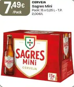Intermarché Cerveja sagres mini promoção