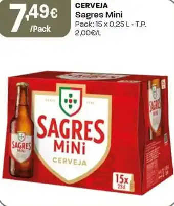 Intermarché Cerveja sagres mini promoção