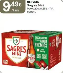 Intermarché Cerveja sagres mini promoção