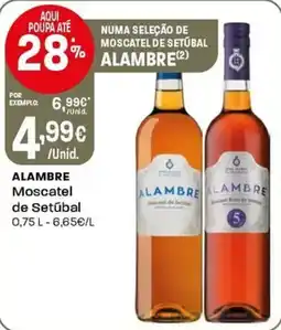 Intermarché Alambre moscatel de setúbal promoção