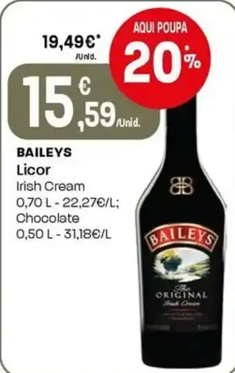Intermarché Baileys licor promoção