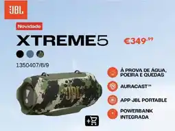 Radio Popular Jbl xtreme5 promoção