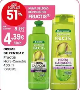 Intermarché Creme de pentear fructis promoção