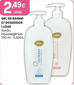 Intermarché Gel de banho c/ doseador labell promoção