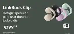 Radio Popular Sony LinkBuds Clip promoção