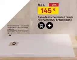 Leroy Merlin Base de duche sensea remix promoção