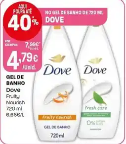 Intermarché Gel de banho dove promoção
