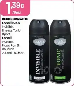 Intermarché Desodorizante labell men promoção