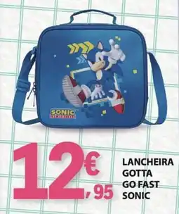 E.Leclerc Lancheira gotta go fast sonic promoção