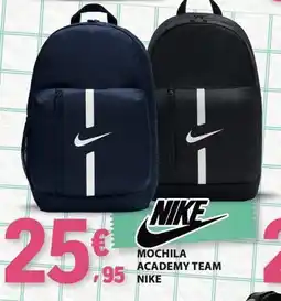 E.Leclerc mochila academy team nike promoção