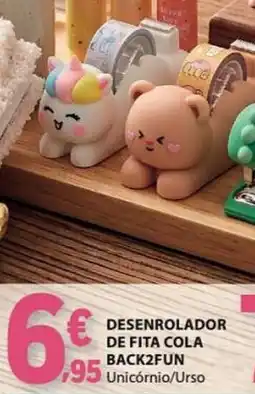 E.Leclerc Desenrolador de fita cola back2fun promoção