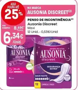 Intermarché Penso de incontinenciaaqui ausonia discreet promoção