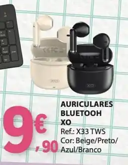 E.Leclerc Auriculares bluetooh xo promoção