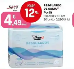 Intermarché Resguardo de cama porsi promoção
