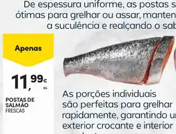 Continente Postas de salmão frescas promoção