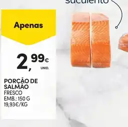 Continente Porção de salmão fresco promoção