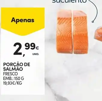 Continente Porção de salmão fresco promoção