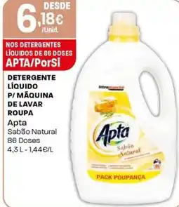 Intermarché Detergente líquido p/máquina de lavar roupa apta promoção