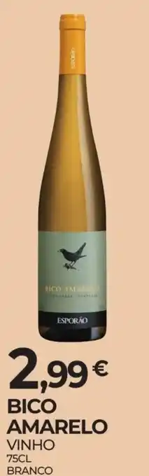 Bico amarelo vinho branco