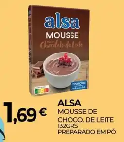 Miranda Supermercados Alsa mousse de choco. de leite promoção