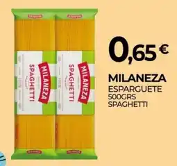 Miranda Supermercados milaneza esparguete spaghetti promoção
