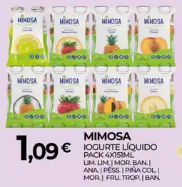 Miranda Supermercados Mimosa iogurte líquido promoção