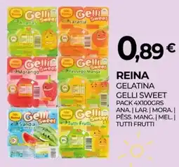 Miranda Supermercados Reina gelatina gelli sweet promoção
