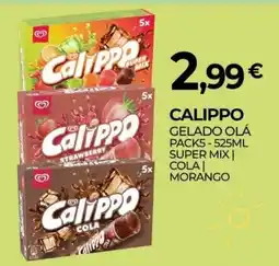 Miranda Supermercados Calippo gelado olá super mix promoção