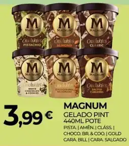 Miranda Supermercados magnum gelado pint promoção