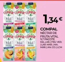 Miranda Supermercados Compal nectar de fruta vital promoção