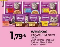Miranda Supermercados whiskas ração húm. gato promoção