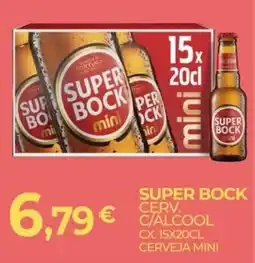 Miranda Supermercados super bock cerv. c/alcool promoção