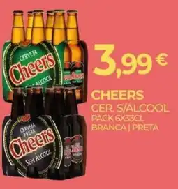Miranda Supermercados Cheers cer. s/álcool branca | preta promoção