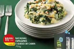 Pingo Doce Bacalhau, espinafres e queijo de cabra promoção
