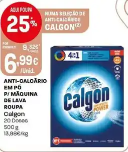 Intermarché Anti-calcário ем ро p/ máquina de lava roupa calgon promoção