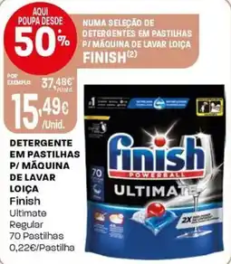 Intermarché Detergente em pastilhas p/máquina de lavar loiça finish promoção