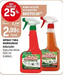 Intermarché Spray tira gorduras mistolin promoção