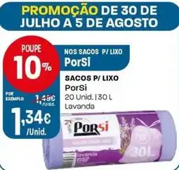 Intermarché Sacos p/ lixo porsi promoção