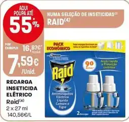 Intermarché Recarga inseticida elétrico raid promoção