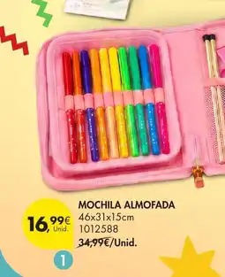 Pingo Doce Mochila almofada promoção