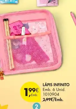 Pingo Doce Lápis infinito promoção