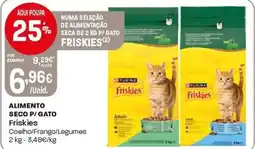 Intermarché Alimento seco p/gato friskies promoção