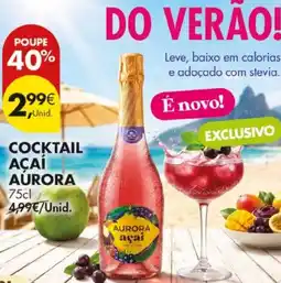 Pingo Doce Cocktail açaí aurora promoção