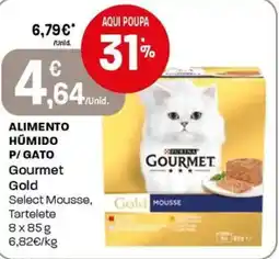 Intermarché Alimento humido p/gato gourmet gold promoção