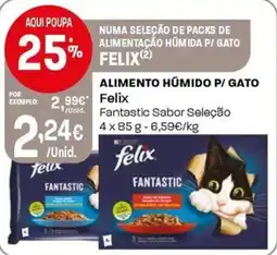 Intermarché Alimento humido p/gato felix promoção