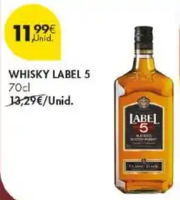 Pingo Doce Whisky label 5 promoção