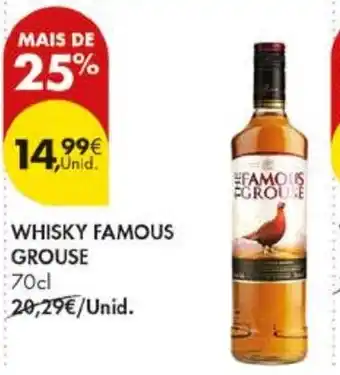 Pingo Doce Whisky famous grouse promoção
