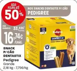 Intermarché Snack p/cão dentastix pedigree promoção