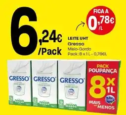 Intermarché Leite uht gresso promoção