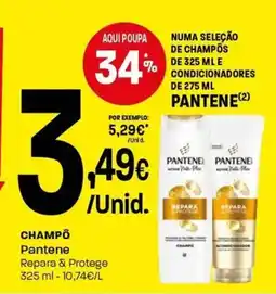 Intermarché Champô pantene promoção